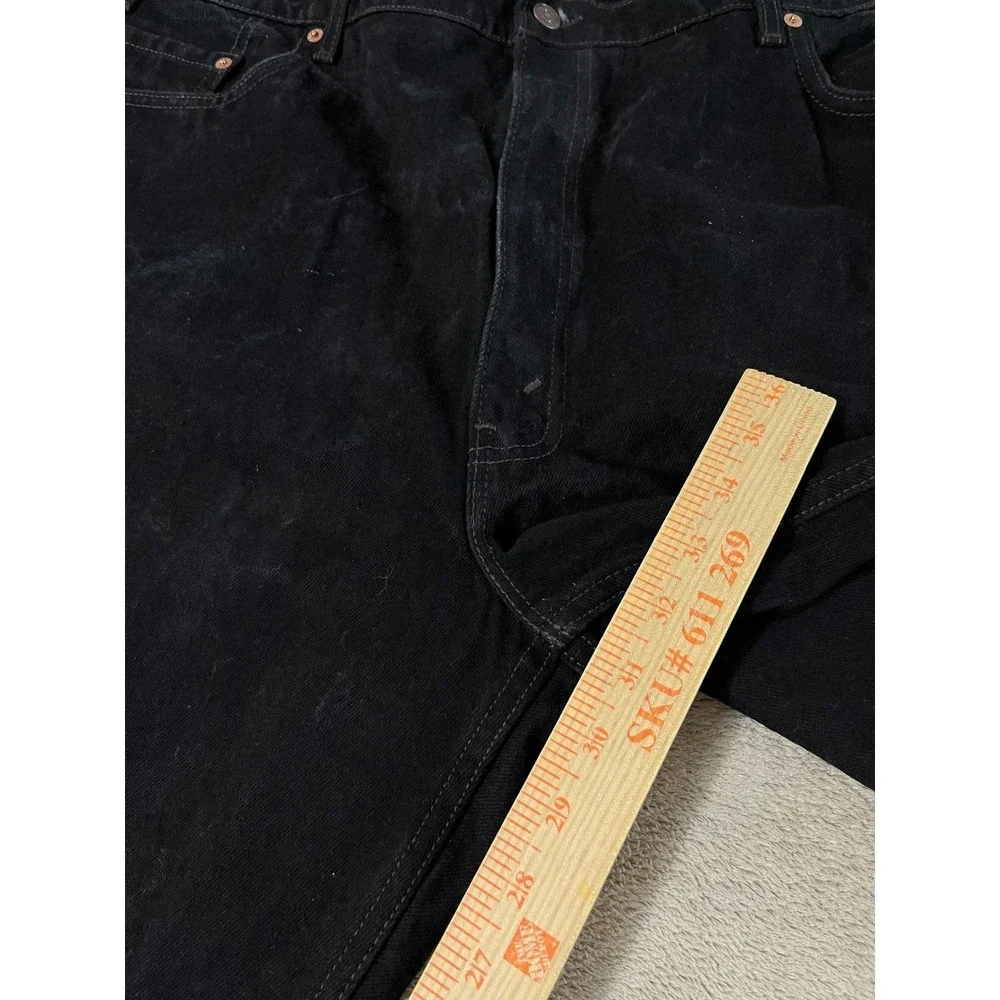 Vintage Levis 550 Relaxed Fit Jeans Men's 46(44)x30 Black Made in USA faded good